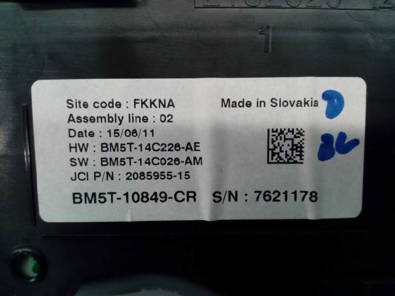 FORD C-Max 2 generation (2010-2019) Spidometras (Prietaisų skydelis) BM5T10849CR,BM5T10849CR,E3-B3-36-1 18518795