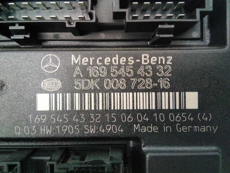 MERCEDES-BENZ A-Class W169 (2004-2012) Andre kontrollenheter A1695454332, 5DK00872816, E3-A1-8-7 18491564