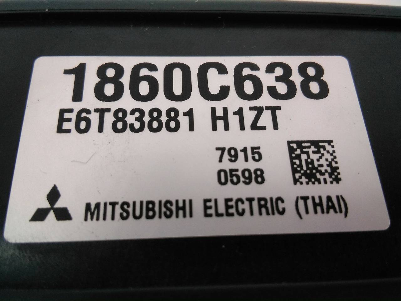 MITSUBISHI ASX 1 generation (2010-2020) Other Control Units 1860C638, E6T83881, E3-B3-41-4 18717553