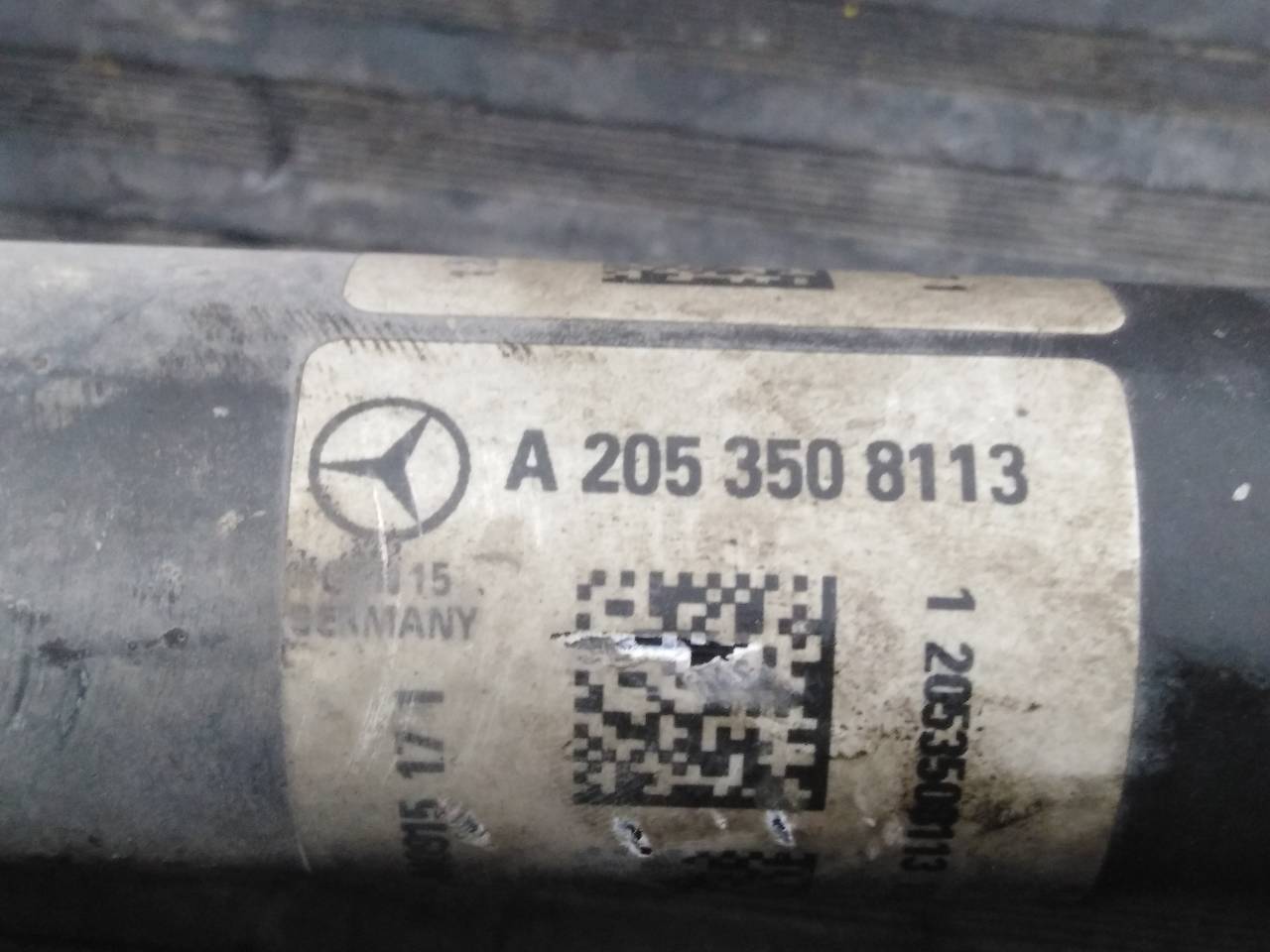 MERCEDES-BENZ C-Class W205/S205/C205 (2014-2023) Полуось задняя левая A2053508113,P1-A6-20 18609384