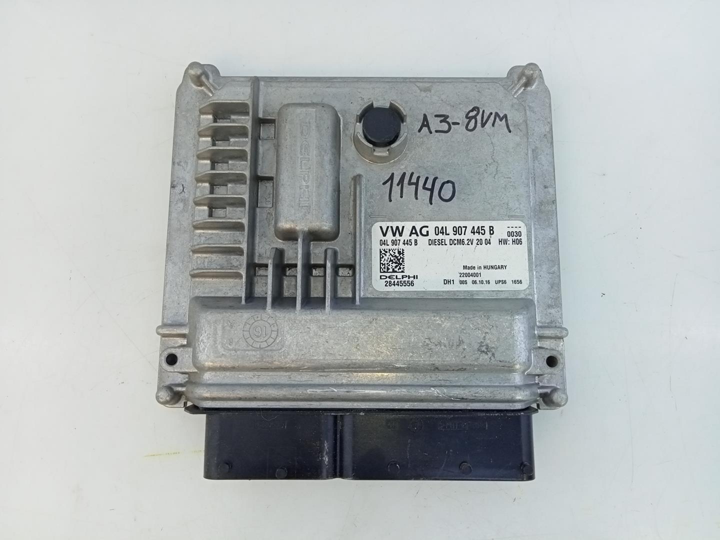 AUDI A3 8V (2012-2020) Engine Control Unit ECU 04L907445B, 04L906056D, E2-A1-45-3 20144513