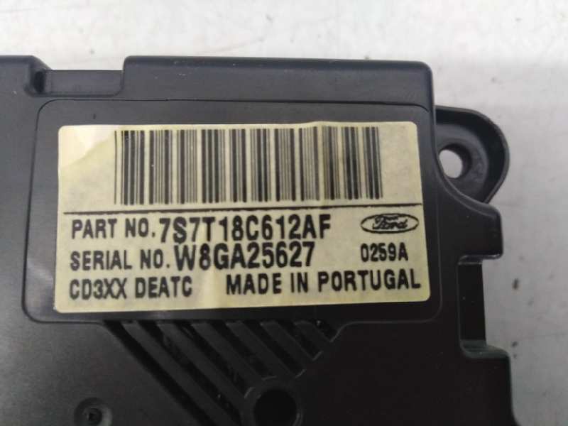 FORD S-Max 1 generation (2006-2015) Climate  Control Unit 7S7T18C612AF, E3-B3-28-4 18516584