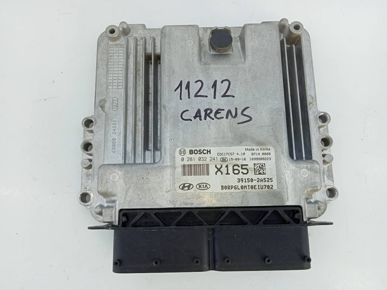 KIA Carens 3 generation (RP) (2013-2019) Engine Control Unit ECU 391502A525,E3-A3-24-4 24454236