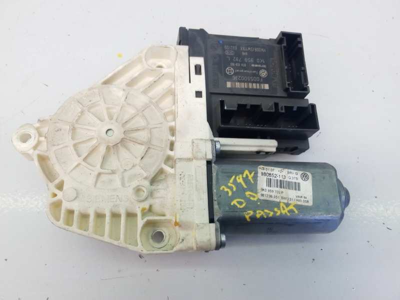 CHEVROLET Passat B6 (2005-2010) Front Right Door Window Control Motor 980852113, 992729105, E1-B6-44-1 18358857