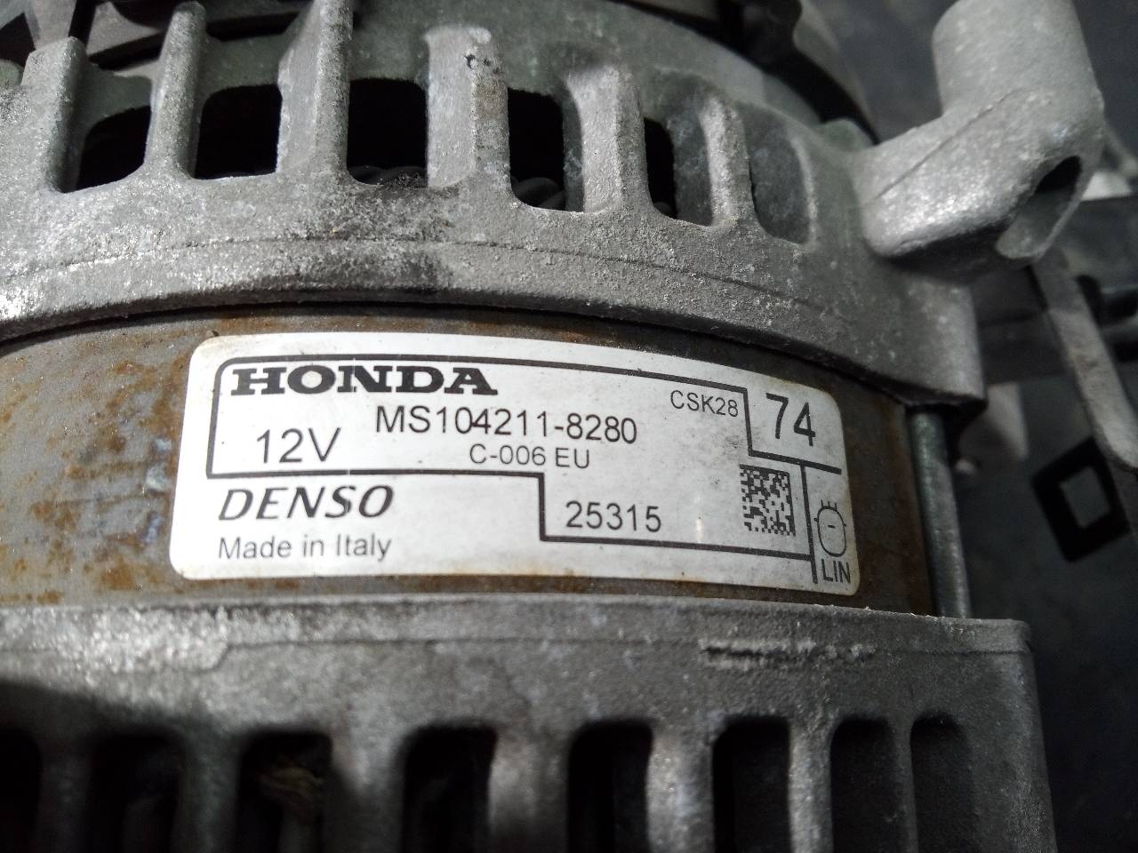 HONDA CR-V 3 generation (2006-2012) Генератор MS1042118280,P3-B5-5-1 20968810