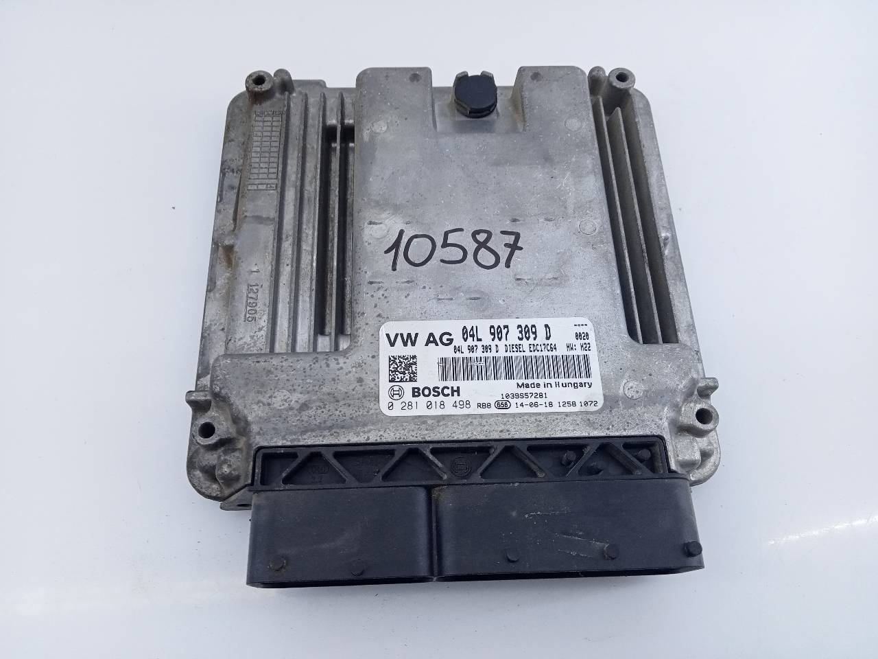 SEAT Leon 3 generation (2012-2020) Engine Control Unit ECU 04L907309D, E2-A1-14-3 20959814