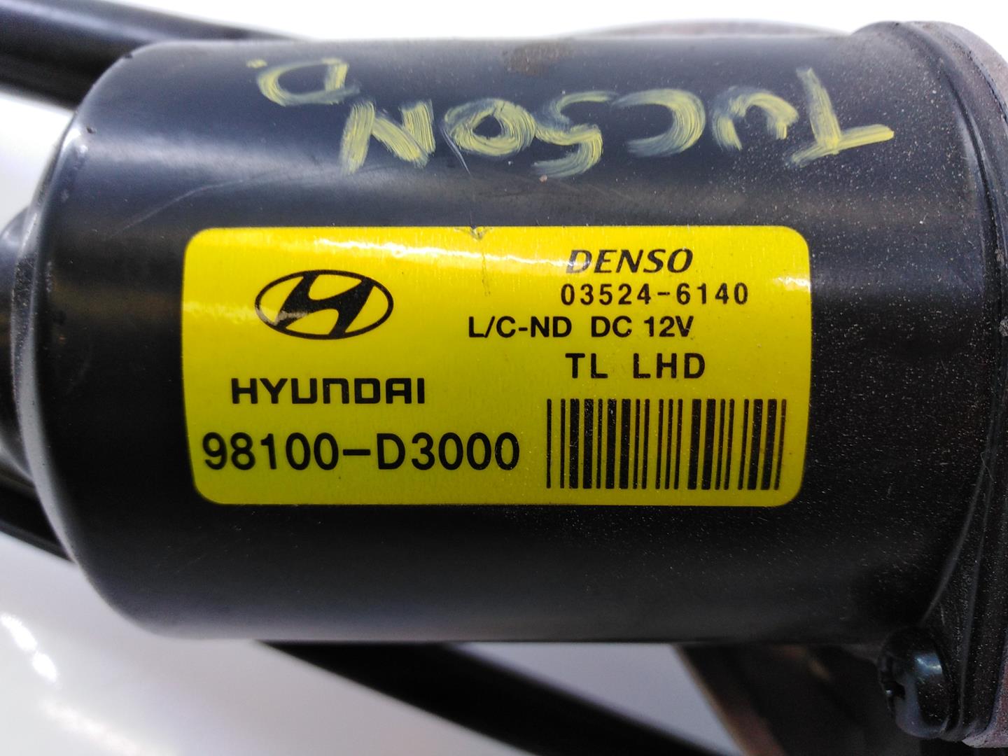 HYUNDAI Tucson 3 generation (2015-2021) Front Windshield Wiper Mechanism 98100D3000,035246140,E2-B5-10-1 18670611