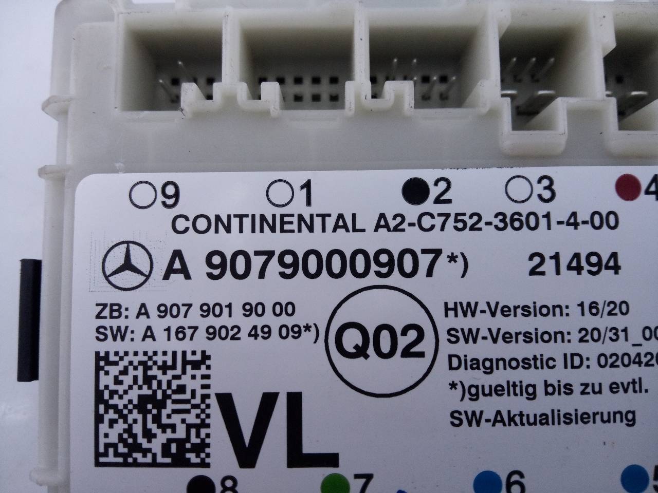 MERCEDES-BENZ Sprinter Muut ohjausyksiköt A9079000907,E3-A1-4-2 21802484