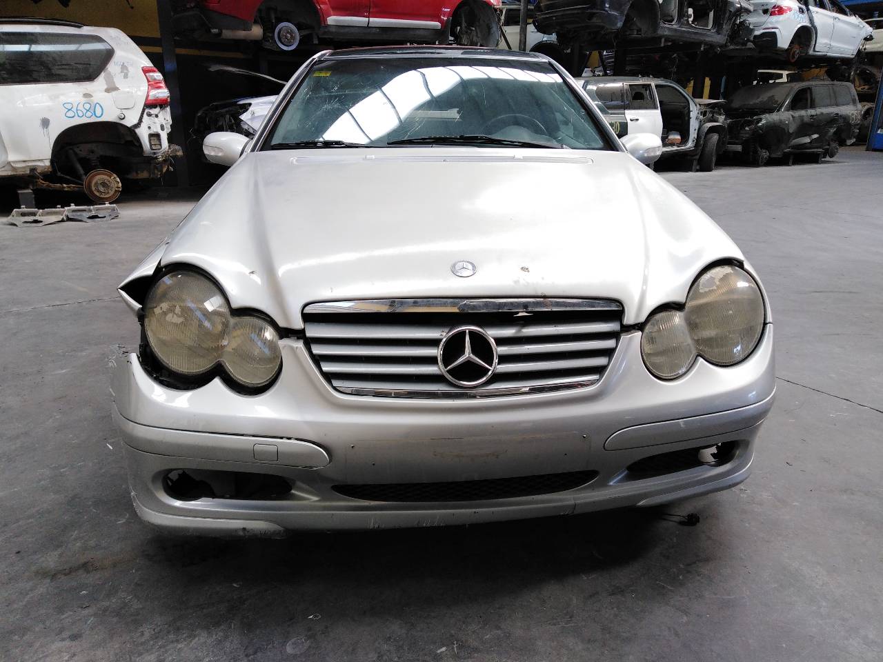 MERCEDES-BENZ C-Class W203/S203/CL203 (2000-2008) Left Side Roof Airbag SRS A2038601905, P2-B2-4 23754769