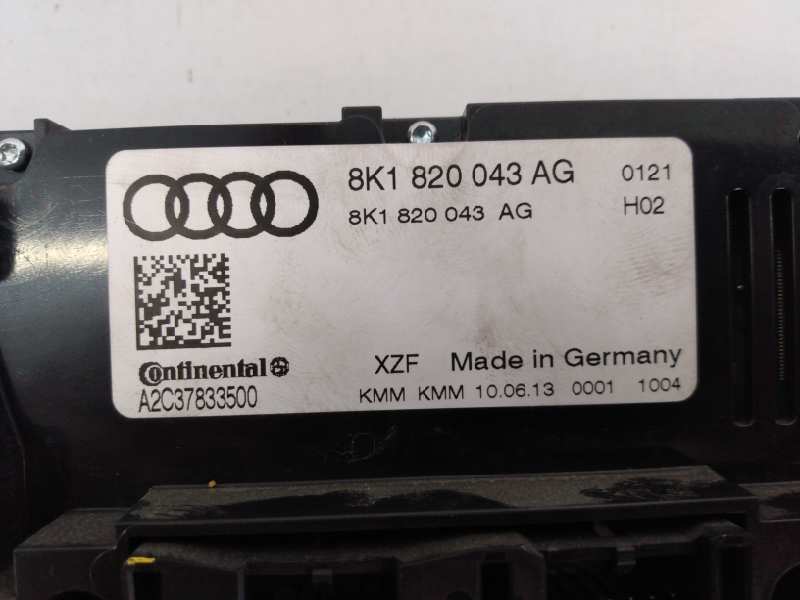 AUDI A6 C6/4F (2004-2011) Μονάδα Ελέγχου Κλίματος 8K1820043AG,A2C37833500,E2-A1-7-4 18545005