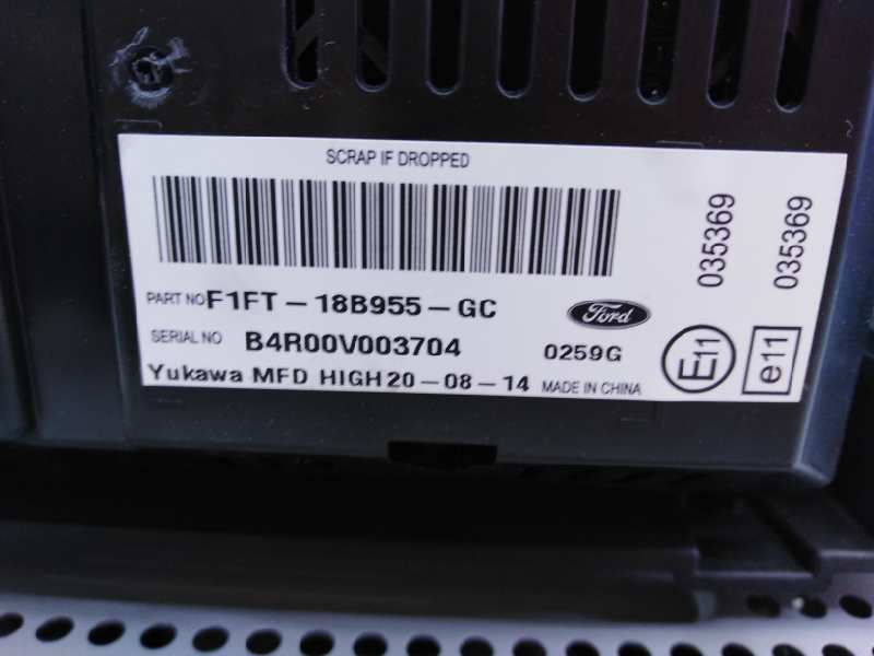 FORD Focus 3 generation (2011-2020) Player muzical fără navigație F1ET18K811BC,F1FT188955GC,E3-B3-39-2 18678424