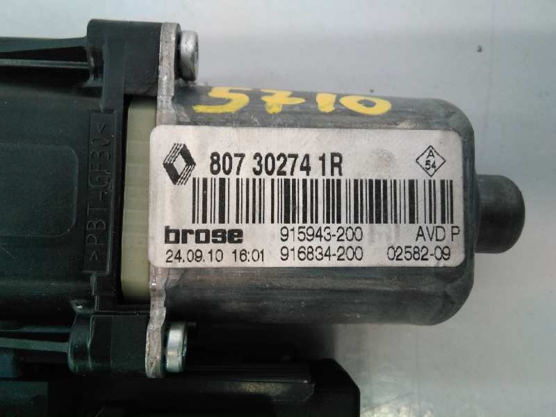 BMW Scenic 3 generation (2009-2015) Front Right Door Window Control Motor 807302741R, 915943200, E1-A1-12-1 18431214