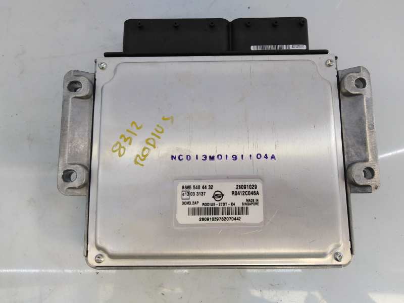 SSANGYONG Rodius 1 generation (2004-2010) Engine Control Unit ECU A6655404432,E3-A3-18-4 18673104