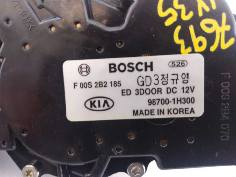 HYUNDAI Tucson 3 generation (2015-2021) Baklucka Fönstertorkare Motor 987001H300,F00S2B2185,E2-B5-4-2 18617929