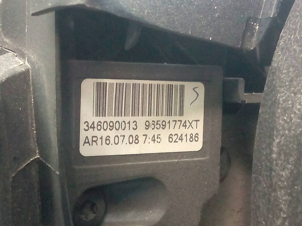 CITROËN C4 Picasso 1 generation (2006-2013) Steering Wheel Slip Ring Squib 96591774XT 18738002