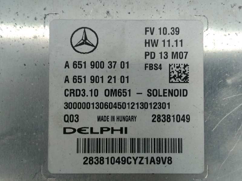 MERCEDES-BENZ E-Class W212/S212/C207/A207 (2009-2016) Engine Control Unit ECU A6519003701, A6519012101, E3-A1-18-2 18526046