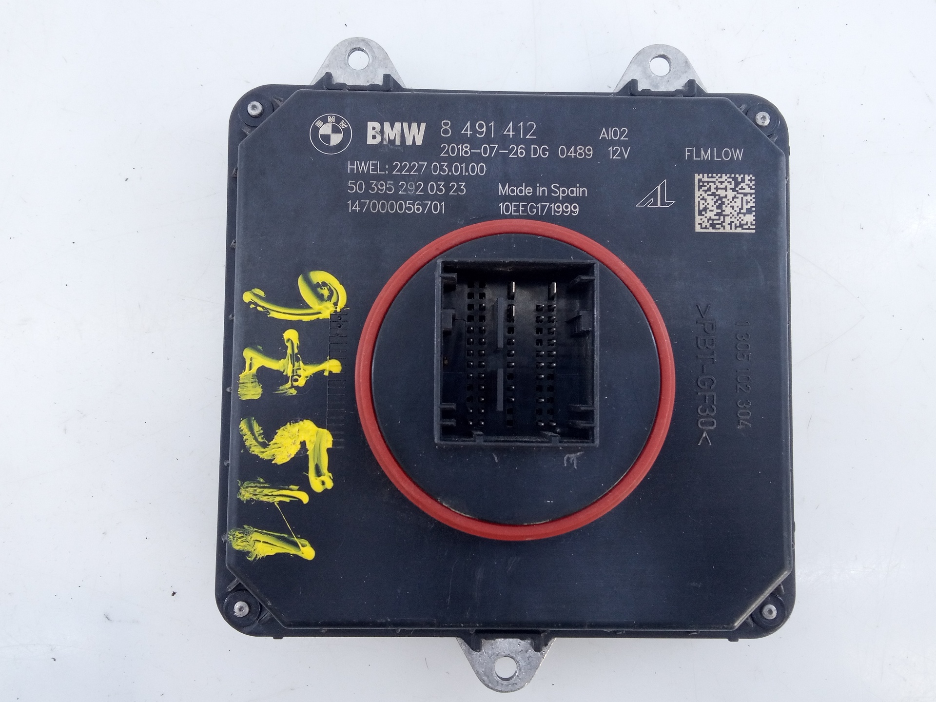 BMW 5 Series F10/F11 (2009-2017) Xenon Light Control Unit 8491412, E3-A2-23-1 21829748