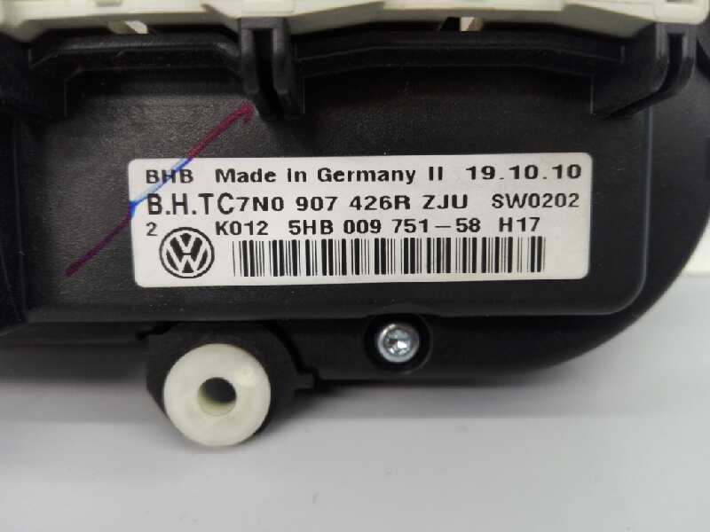 VOLKSWAGEN Caddy 3 generation (2004-2015) Climate  Control Unit 7N0907426RZJU, 5HB00975158, E2-A1-20-3 18425460