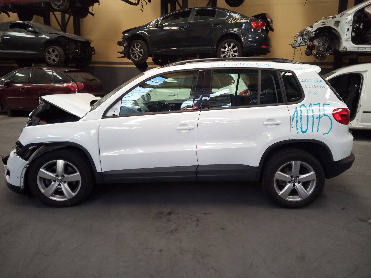 VOLKSWAGEN Tiguan 1 generation (2007-2017) Стеклоподъемник задней правой двери 5N0839730R, 5N0839462A, P2-B4-19 20955587