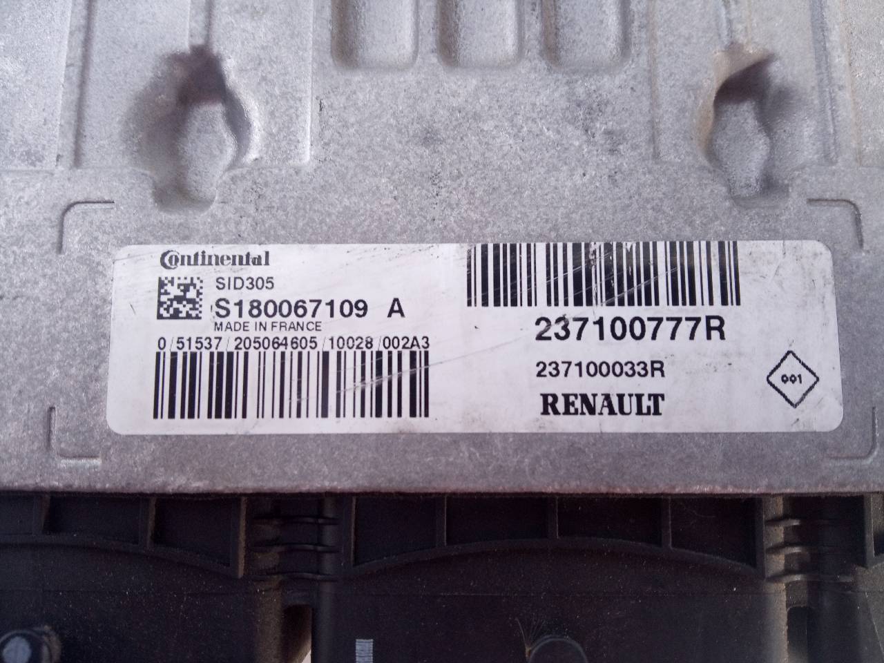 RENAULT Megane 3 generation (2008-2020) Блок управления двигателем 237100777R, S180067109, E2-A1-18-9 20962115