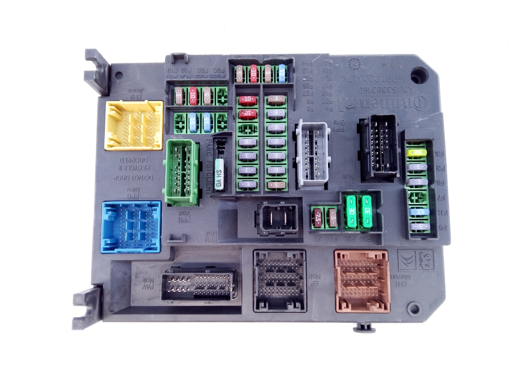 CITROËN C4 2 generation (2010-2024) Fuse Box 9665547480, E3-B2-35-2, E3-B2-35-2 26270531