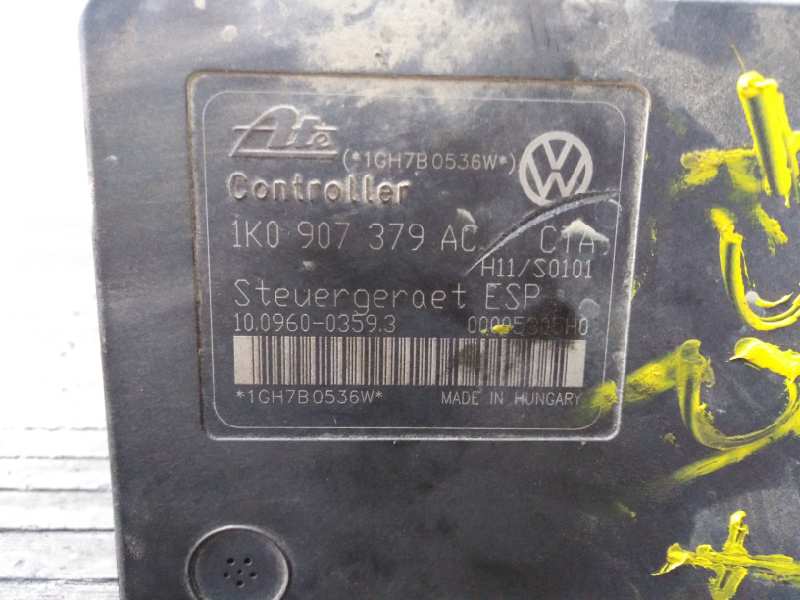 VOLKSWAGEN Golf 5 generation (2003-2009) Pompe ABS 1K0614517AE,P3-A8-9-3 18583772