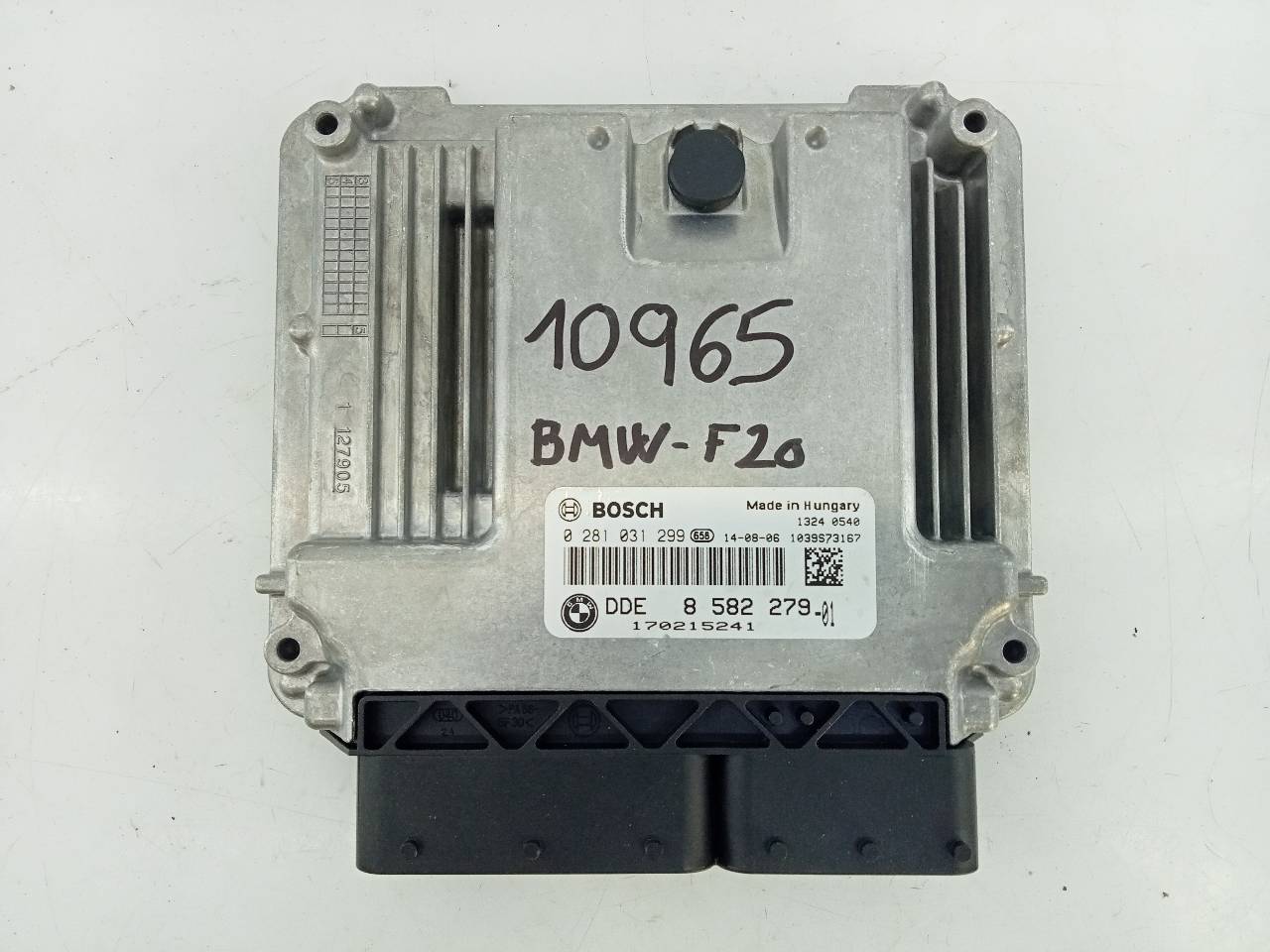 BMW 1 Series F20/F21 (2011-2020) Motorkontrolenhed ECU 858227901,0281031299,E3-A2-23-4 21801112