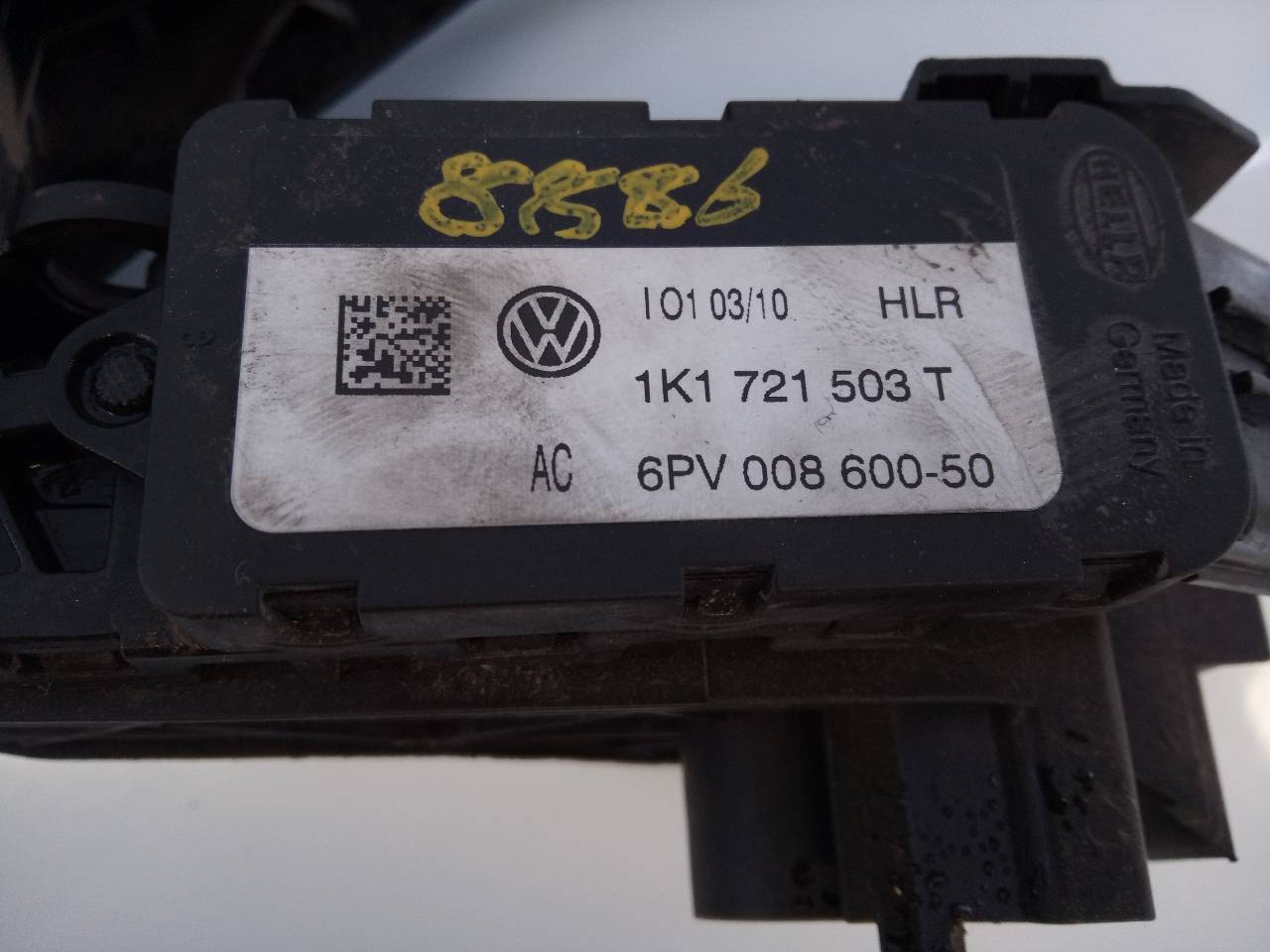 VOLKSWAGEN Golf 6 generation (2008-2015) Педаль газа 1K1721503T,6PV00860050,E2-A1-25-2 18715035