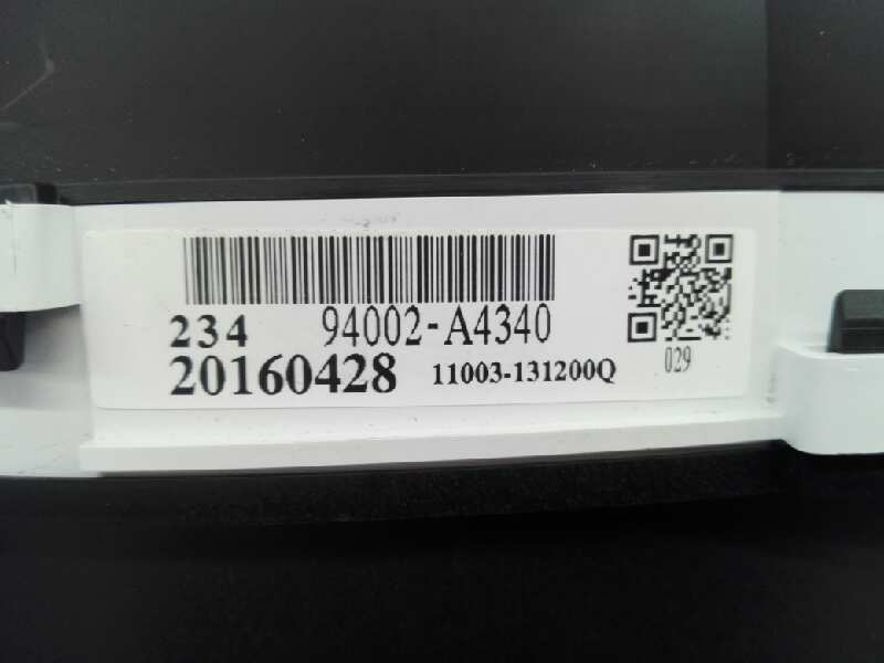 KIA Carens 3 generation (RP) (2013-2019) Speedometer 94002A4340, 20160428, E3-A3-25-1 18443505