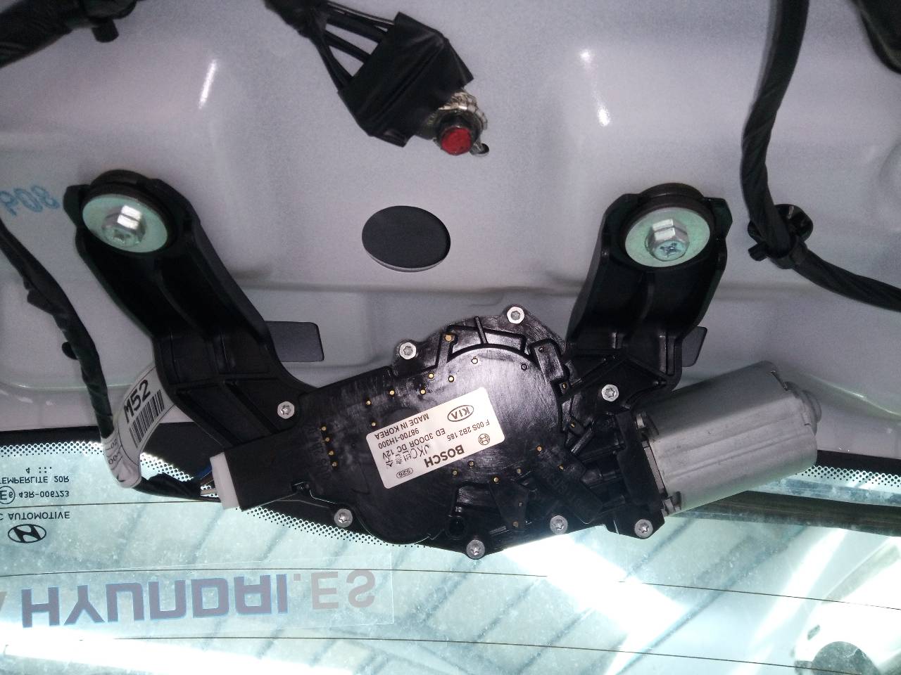 HYUNDAI Tucson 3 generation (2015-2021) Tailgate  Window Wiper Motor 9870014300, F00S2B2185 20955965