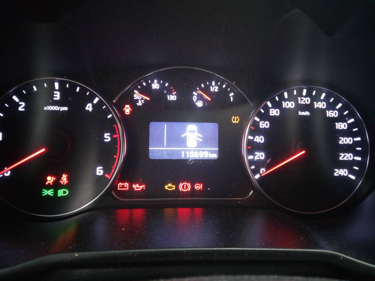 KIA Carens 3 generation (RP) (2013-2019) Speedometer 94002A4340, 1164001630, E3-A3-29-3 18746024