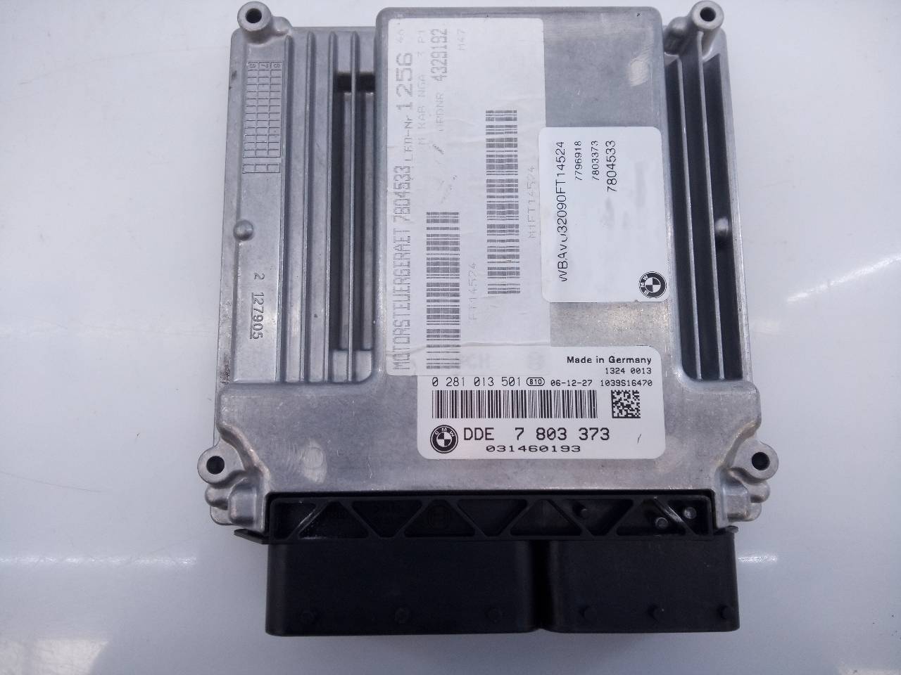 CHEVROLET 3 Series E90/E91/E92/E93 (2004-2013) Motorkontrollenhet ECU 7803373, 0281013501, E3-A2-24-1 18778173