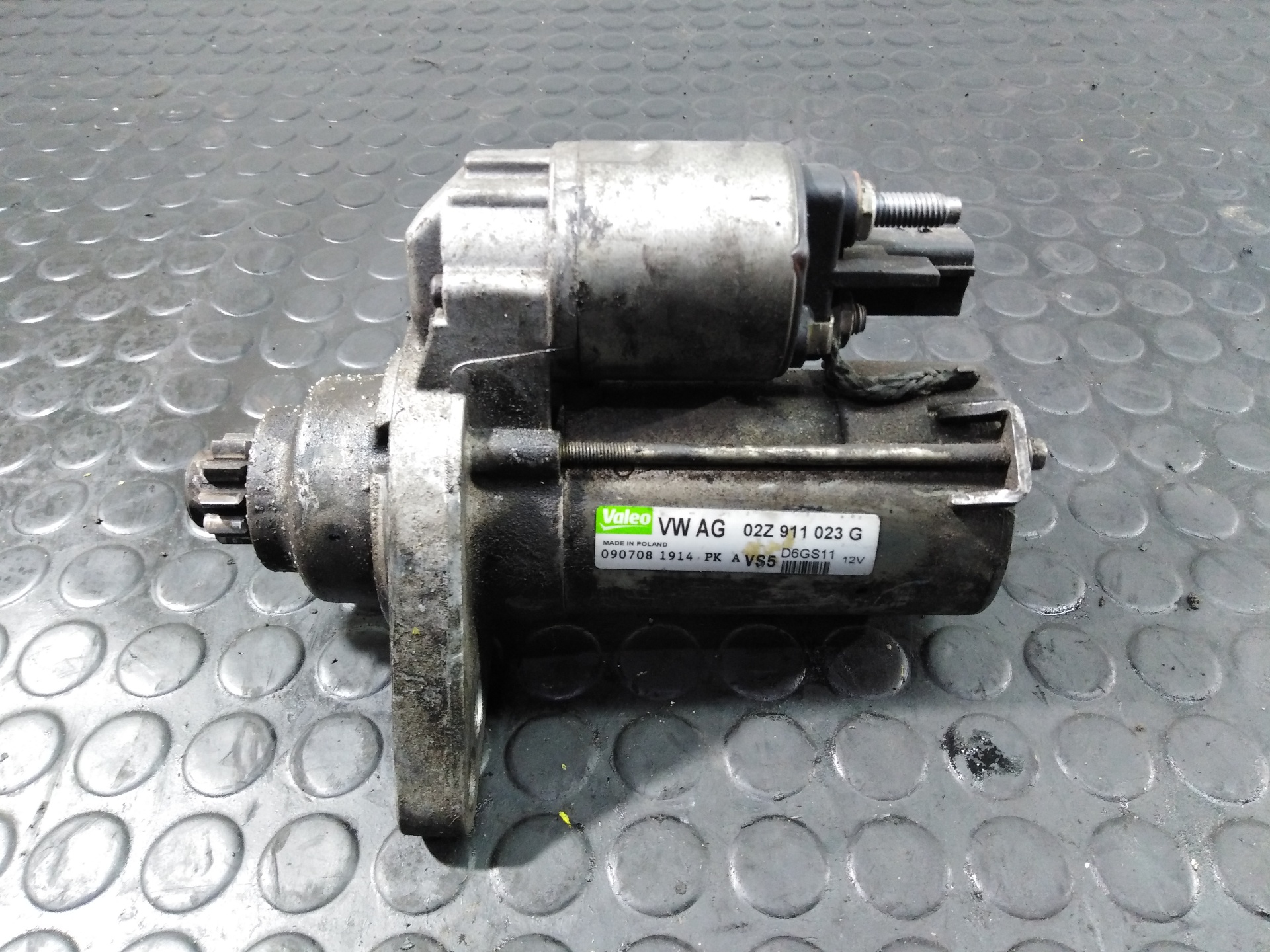 CHEVROLET Scirocco 3 generation (2008-2020) Starter Motor 02Z911023G,P3-B8-13-4 18743945