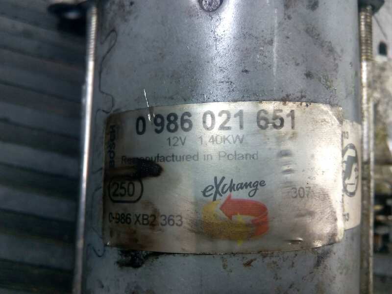 FIAT Scudo 2 generation (2007-2016) Starter Motor 0986021651,0986XB2363 18381399