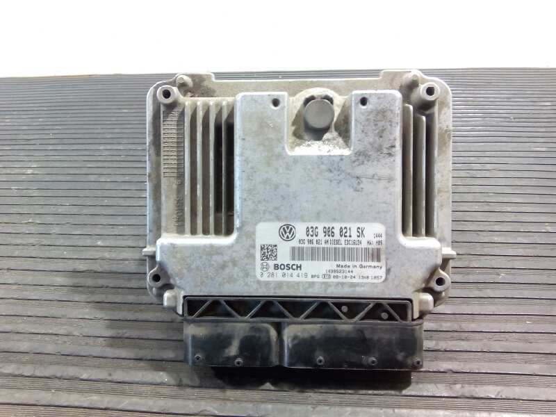 OPEL Toledo 3 generation (2004-2010) Moottorin ohjausyksikkö ECU 03G906021SK,E2-A1-19-2 18368685