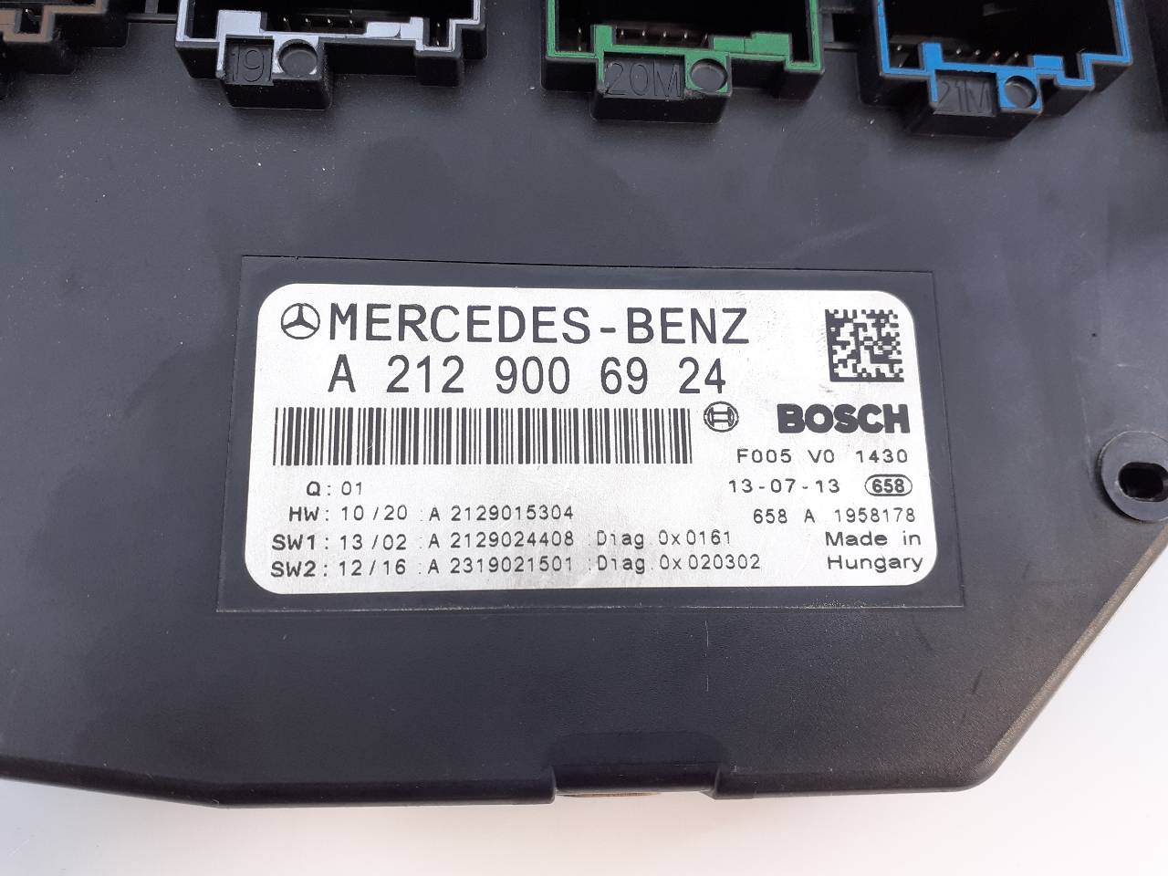 MERCEDES-BENZ E-Class W212/S212/C207/A207 (2009-2016) Блок предохранителей A2129006924,2125400024,E1-A2-3-2 18525458