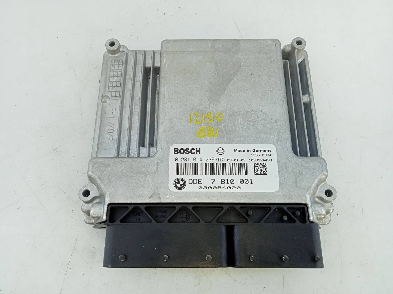 BMW 1 Series E81/E82/E87/E88 (2004-2013) Motorkontrolenhed ECU 7810001,E3-A2-24-3 23725841