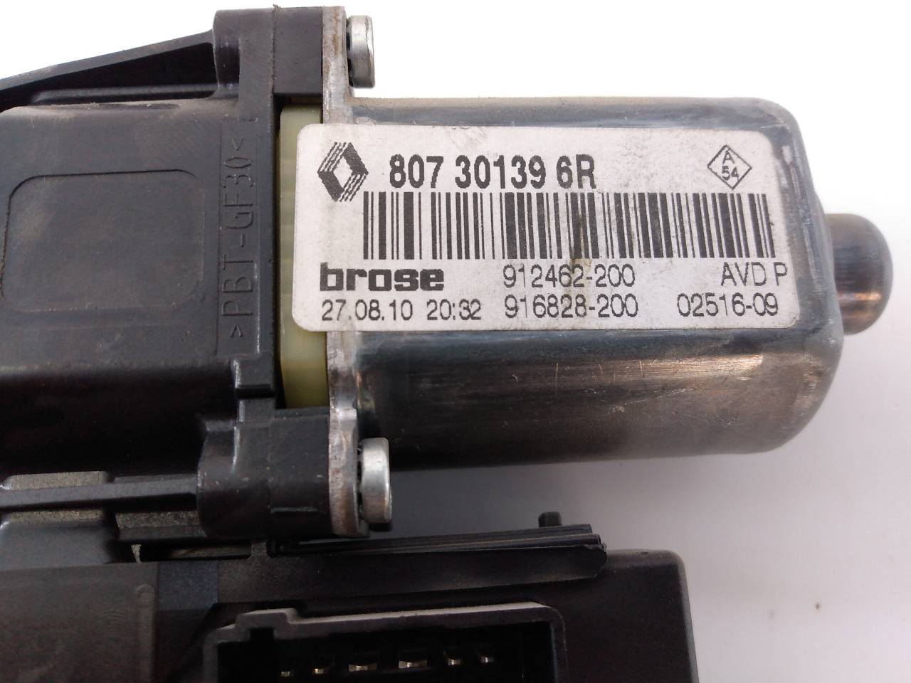 RENAULT Megane 3 generation (2008-2020) Front Right Door Window Control Motor 807301396R, 0130822478, E1-A1-40-2 18767483