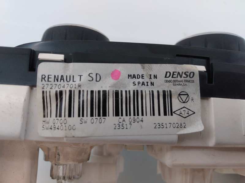 RENAULT Clio 4 generation (2012-2020) Climate  Control Unit 272704701R,5W4940100,E2-A1-8-1 18677943