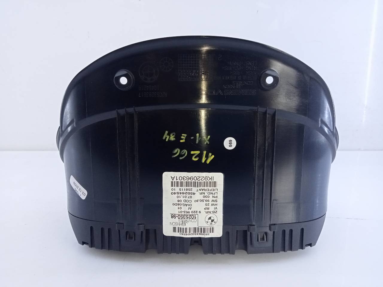 BMW X1 E84 (2009-2015) Speedometer 922096301,E3-A2-25-2 20966155