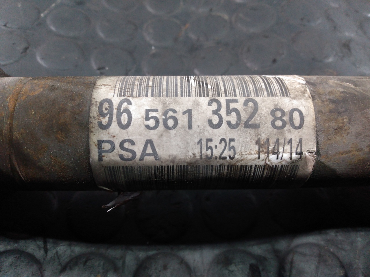 CITROËN C4 2 generation (2010-2024) Front Left Driveshaft 9656135280, P1-A6-48 18774893