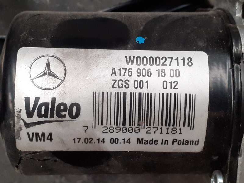 MERCEDES-BENZ A-Class W176 (2012-2018) Front Windshield Wiper Mechanism A1769061800, W000027118 18607307