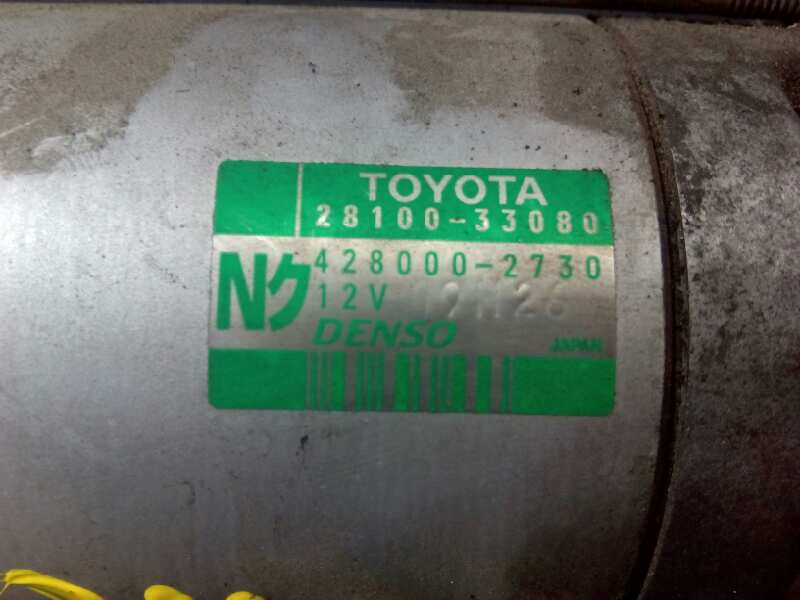 TOYOTA Corolla E120 (2000-2008) Käynnistysmoottori 2810033080, 4280002730, P3-A10-17-5 18394594