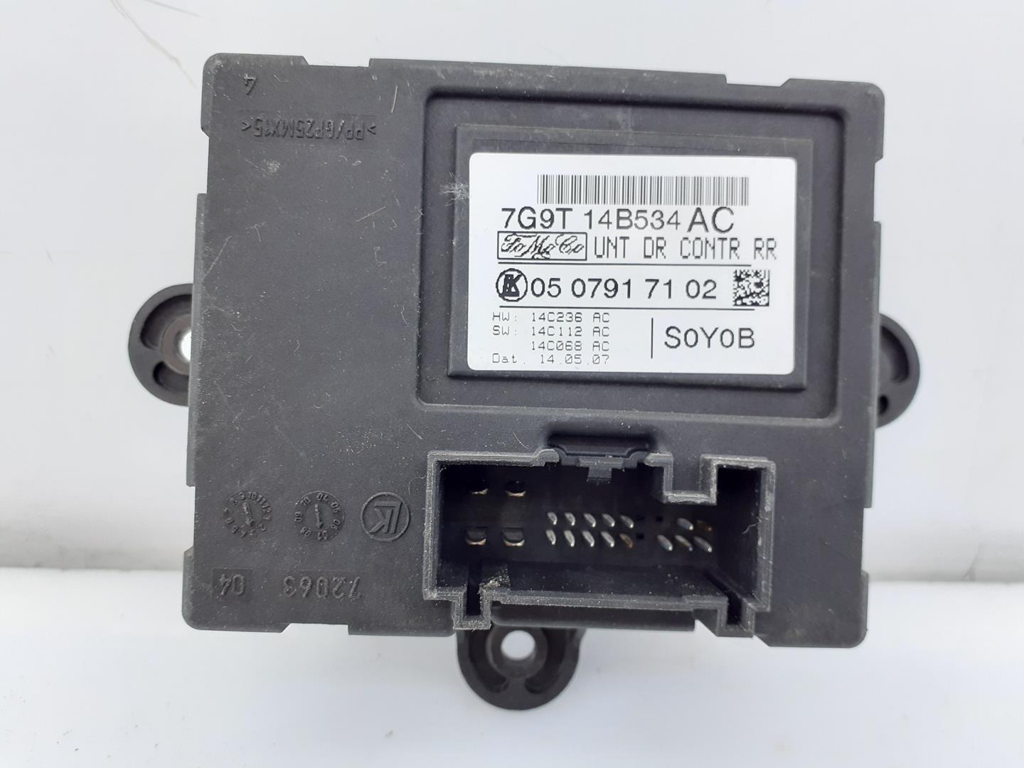 FORD S-Max 1 generation (2006-2015) Other Control Units 7G9T14B534AC, 0507917102, E3-B3-24-4 20954966