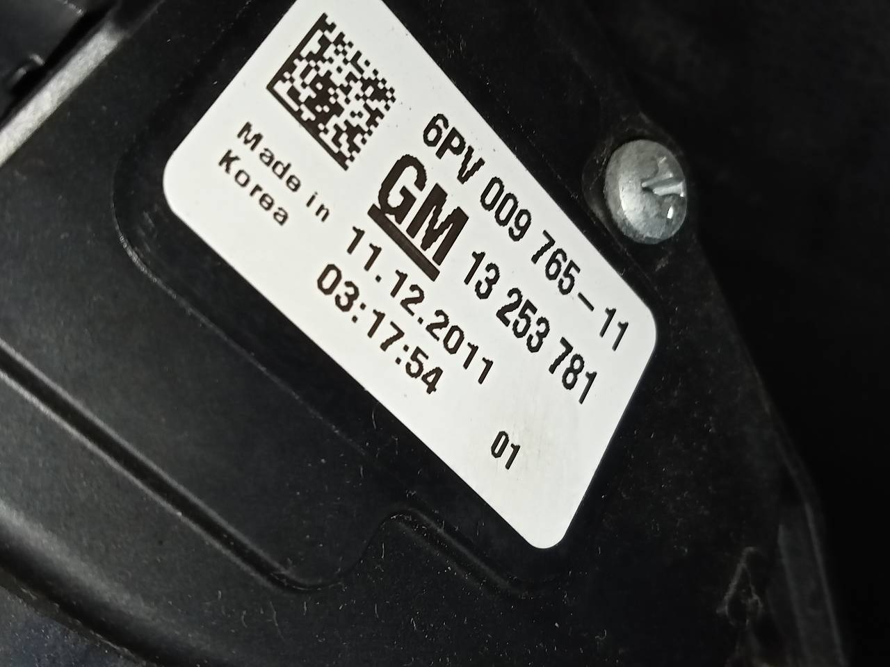CHEVROLET Orlando 1 generation (2010-2015) Педаль газа 13253781, 6PV00976511 21622211