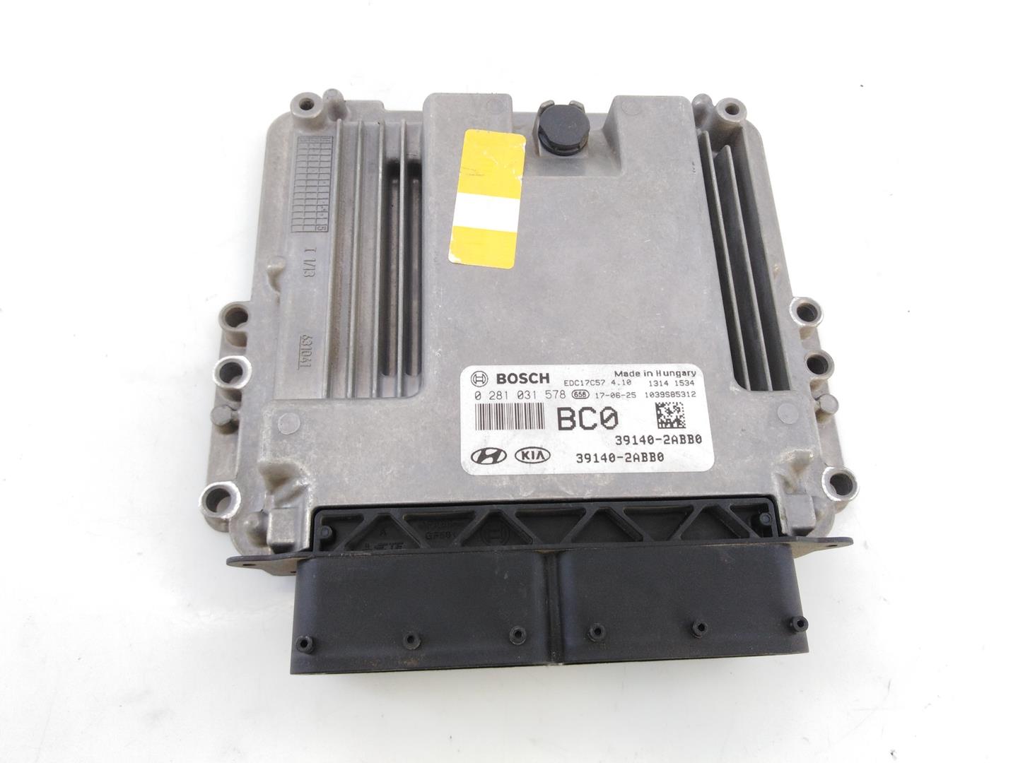 HYUNDAI Tucson 3 generation (2015-2021) Motorstyrenhet ECU 0281031578,391402ABB0,E3-A3-39-2 21796755