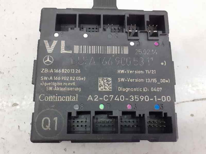 MERCEDES-BENZ A-Class W176 (2012-2018) Alte unități de control A1669005311, A2C7403590100, E3-A1-2-2 18621557