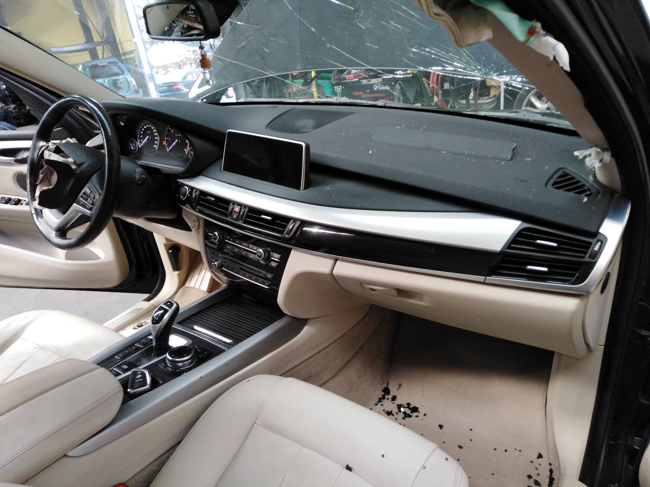 BMW X5 F15 (2013-2018) Priekinių kairių durų stiklo pakelėjas C11458101A, 0929144B1715, E1-A3-36-1 20966039