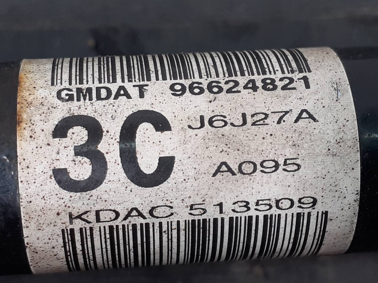 CHEVROLET Captiva 1 generation (2006-2018) Rear Left Driveshaft 96624821, 96624821, P1-A6-44 18660853