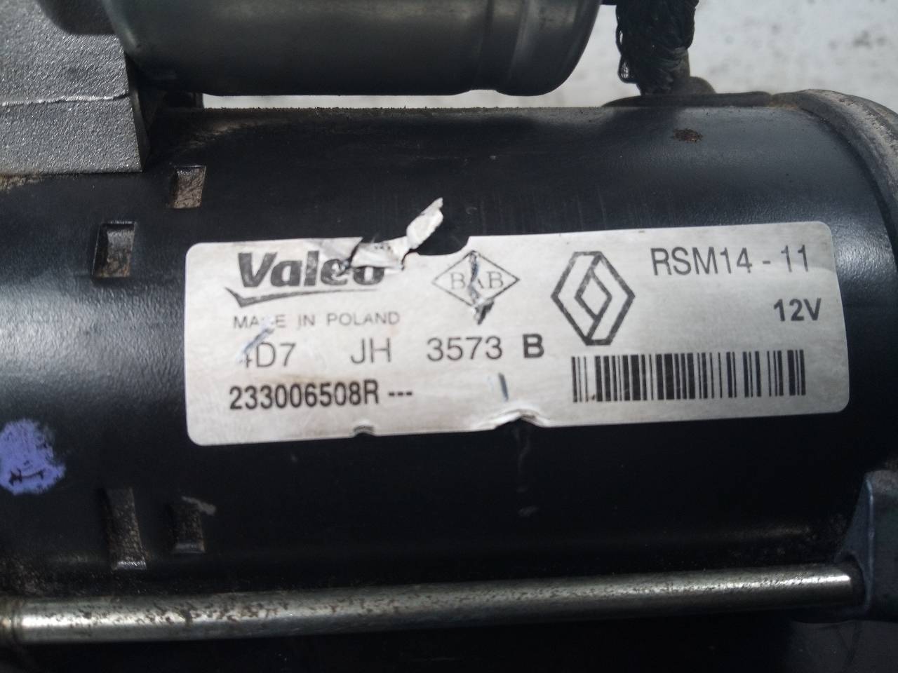 DACIA Lodgy 1 generation (2013-2024) Starter Motor 233006508R, P3-B7-4-1 21596442